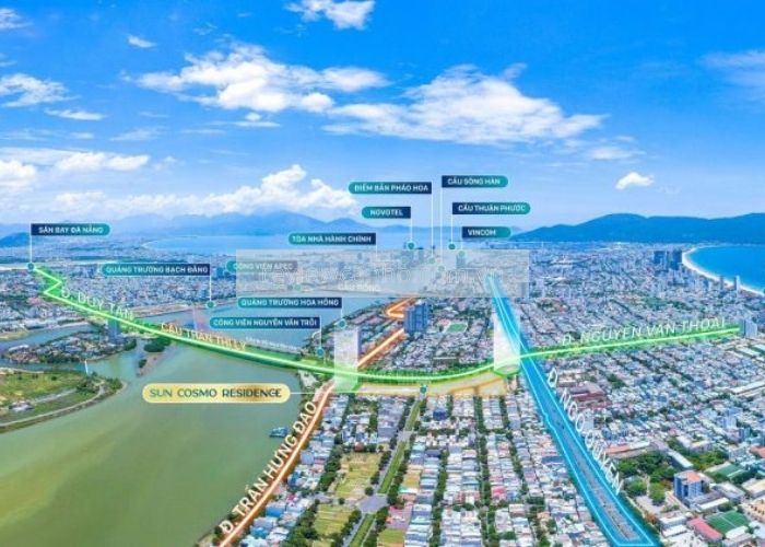 Đánh giá vị trí dự án chung cư Sun Cosmo Residence Đà Nẵng