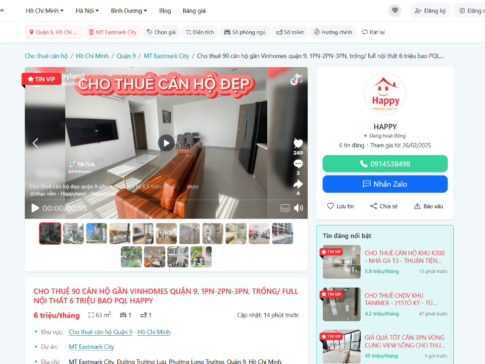 Một tin đăng chuyên nghiệp sẽ thu hút nhiều người xem tin hơn