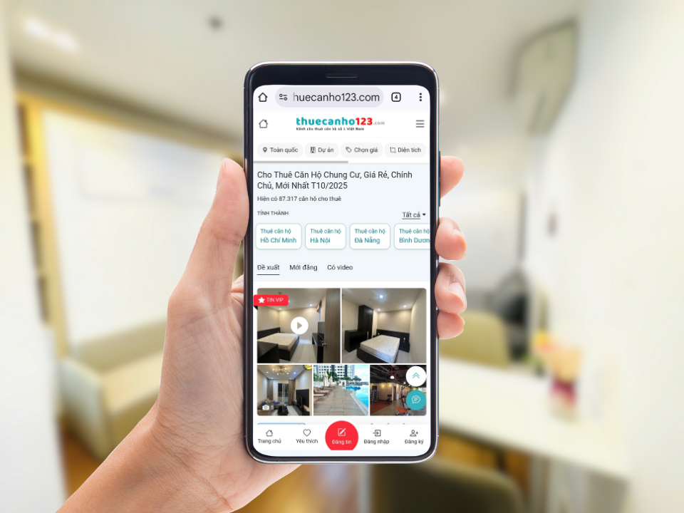 Thuecanho123.com - trang thông tin căn hộ chung cư mới nhất